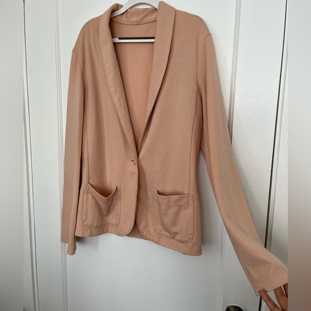 UNIQLO Light pink soft blazer (s)